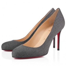 Christian Louboutin Fifi 80mm Pumps Light Grey