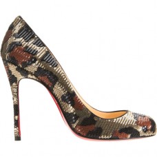 Christian Louboutin Fifi 100mm Pumps Leopard