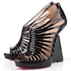 Christian Louboutin Disqueen 120mm Wedges Black