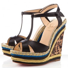 Christian Louboutin Trotolita 140mm Wedges Black