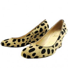 Christian Louboutin Miss Boxe 80mm Wedges Leopard