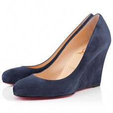 Christian Louboutin Ron Ron Zeppa 80mm Wedges Blue