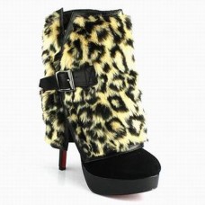 Christian Louboutin Armony 140mm Ankle Boots Leopard