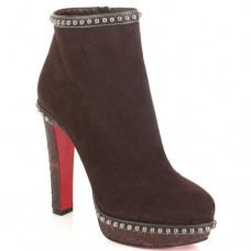 Christian Louboutin Figurina 120mm Ankle Boots Brown Christian Louboutin Figurina 120mm Ankle Boots Brown
