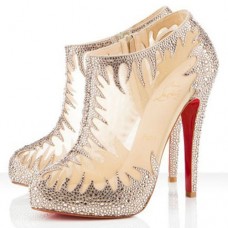 Christian Louboutin Marale 140mm Ankle Boots Nude Christian Louboutin Marale 140mm Ankle Boots Nude