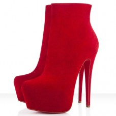 Christian Louboutin Daf Booty 160mm Ankle Boots Red Christian Louboutin Daf Booty 160mm Ankle Boots Red