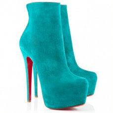 Christian Louboutin Daf Booty 160mm Ankle Boots Caraibes Christian Louboutin Daf Booty 160mm Ankle Boots Caraibes