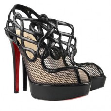 Christian Louboutin Brandaplato 140mm Ankle Boots Black Christian Louboutin Brandaplato 140mm Ankle Boots Black