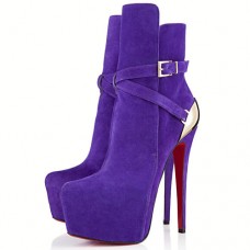 Christian Louboutin Equestria 160mm Ankle Boots Parme Christian Louboutin Equestria 160mm Ankle Boots Parme