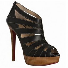 Christian Louboutin Pique Cire 140mm Ankle Boots Black Christian Louboutin Pique Cire 140mm Ankle Boots Black