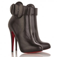 Christian Louboutin Trottinette 140mm Ankle Boots Chocolate