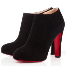 Christian Louboutin Vicky Booty 120mm Ankle Boots Black