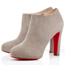 Christian Louboutin Vicky Booty 120mm Ankle Boots Grey Christian Louboutin Vicky Booty 120mm Ankle Boots Grey