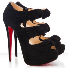 Christian Louboutin Madame Butterfly 140mm Ankle Boots Black Christian Louboutin Madame Butterfly 140mm Ankle Boots Black