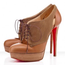 Christian Louboutin Gilet 140mm Ankle Boots Camel Christian Louboutin Gilet 140mm Ankle Boots Camel