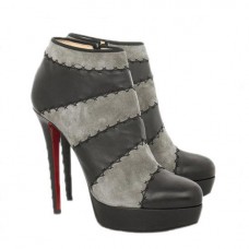 Christian Louboutin Multi Booty 140mm Ankle Boots Grey Christian Louboutin Multi Booty 140mm Ankle Boots Grey