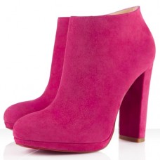 Christian Louboutin Rock And Gold 120mm Ankle Boots Pink Christian Louboutin Rock And Gold 120mm Ankle Boots Pink