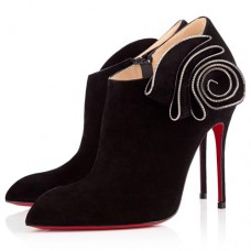 Christian Louboutin Mrs Baba 100mm Ankle Boots Black Christian Louboutin Mrs Baba 100mm Ankle Boots Black