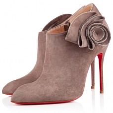 Christian Louboutin Mrs Baba 100mm Ankle Boots Taupe Christian Louboutin Mrs Baba 100mm Ankle Boots Taupe