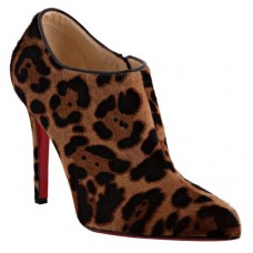 Christian Louboutin Dahlia 100mm Ankle Boots Leopard