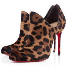 Christian Louboutin Dugueclina 100mm Ankle Boots Leopard Christian Louboutin Dugueclina 100mm Ankle Boots Leopard