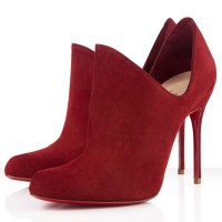 Christian Louboutin Dugueclina 100mm Ankle Boots Red Christian Louboutin Dugueclina 100mm Ankle Boots Red