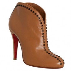 Christian Louboutin Catch Me 100mm Ankle Boots Brown Christian Louboutin Catch Me 100mm Ankle Boots Brown