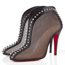 Christian Louboutin Bourriche 100mm Ankle Boots Black Christian Louboutin Bourriche 100mm Ankle Boots Black