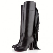 Christian Louboutin Glamafrange 80mm Boots Black
