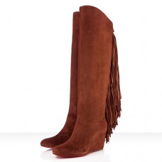 Christian Louboutin Pouliche 80mm Boots Brown