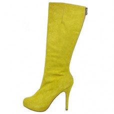 Christian Louboutin Simple Botta 100mm Boots Yellow