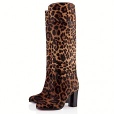 Christian Louboutin Dartata 80mm Boots Leopard