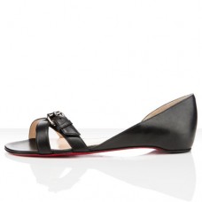 Christian Louboutin Atalanta Flat Sandals Black Christian Louboutin Atalanta Flat Sandals Black