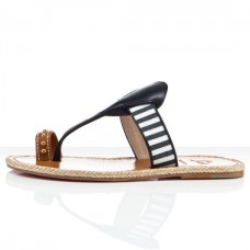 Christian Louboutin Hola nina Flat Sandals Navy Christian Louboutin Hola nina Flat Sandals Navy