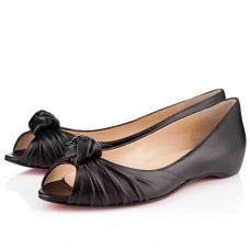 Christian Louboutin Turban Nappa Ballerinas Black