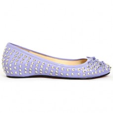 Christian Louboutin Big Kiss Studded Ballerinas Parme Christian Louboutin Big Kiss Studded Ballerinas Parme