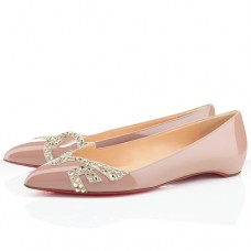 Christian Louboutin Pigalove Ballerinas Nude