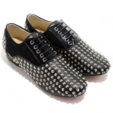 Christian Louboutin Fred Spikes Loafers Black