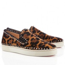 Christian Louboutin Pik Boat Sandals Leopard