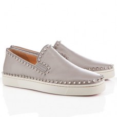 Christian Louboutin Pik Boat Sandals Light Blue