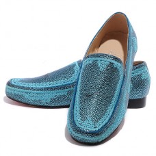 Christian Louboutin Croc Maroc Loafers Blue Christian Louboutin Croc Maroc Loafers Blue
