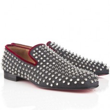 Christian Louboutin Rollerboy Spikes Loafers Navy Christian Louboutin Rollerboy Spikes Loafers Navy