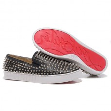 Christian Louboutin Roller Boat Loafers Black