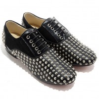 Christian Louboutin Fred Spikes Loafers Black Christian Louboutin Fred Spikes Loafers Black