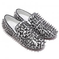 Christian Louboutin Rollerboy Spikes Loafers White Christian Louboutin Rollerboy Spikes Loafers White