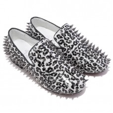 Christian Louboutin Rollerboy Spikes Loafers White Christian Louboutin Rollerboy Spikes Loafers White