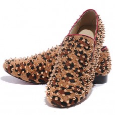 Christian Louboutin Rollerboy Spikes Loafers Leopard Christian Louboutin Rollerboy Spikes Loafers Leopard