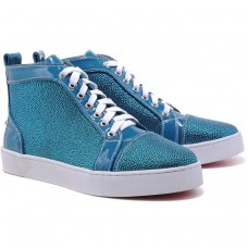 Christian Louboutin Louis Strass Sneakers Blue Christian Louboutin Louis Strass Sneakers Blue