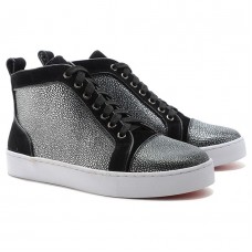 Christian Louboutin Louis Jeweled Sneakers Black Christian Louboutin Louis Jeweled Sneakers Black