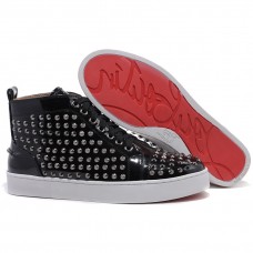 Christian Louboutin Louis Spikes Sneakers Black